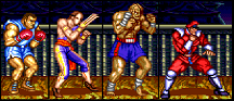 turbografx street fighter ii sprites